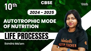 Autotrophic Mode of Nutrition  Life Processes  Class 10  CBSE 2025  Sandra Maam [upl. by Uamak]