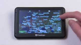 Prestigio GeoVision 5050 GPS navigator [upl. by Pokorny]