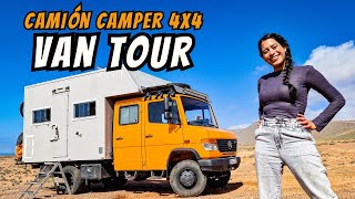 ✅VIVIR Viajando en un CAMIÓN CAMPER 4X4  Van Tour MERCEDES Vario  Lo Dejaron TODO para VIVIR aquí [upl. by Ward476]