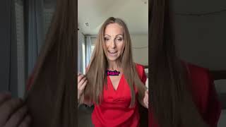 No salon chair no maintenance—just beautiful hair HairHacks hairtransformation hairextensions [upl. by Isabea]