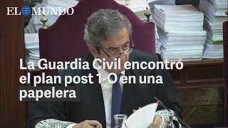 La Guardia Civil encontró el plan post 1 O en la papelera de un asesor de Junqueras [upl. by Nosnor]