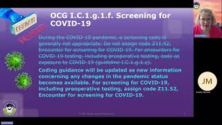 HCGTV Webinar Snippet  2024 CM Updates  Screening for COVID19 [upl. by Nnyluqcaj437]