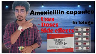 Amoxicillin capsules complete details in Telugu by Dr Mukesh health viralvideo knowledge [upl. by Aisak]