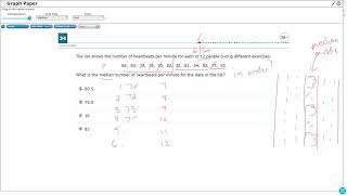 6th Grade STAAR Practice Summarizing Numeric Data 612C  9 [upl. by Murrah]