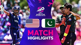 The American fairytale continues as USA beat Pakistan in a massive upset at the T20WorldCup 😍 [upl. by Libb933]