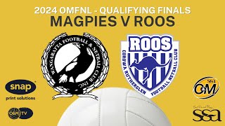 2024 Netball 2nd Semi Final  Magpies v Roos [upl. by Suzann654]