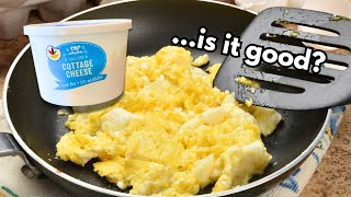 Fluffy Scrambled Eggs with Cottage Cheese [upl. by Ime]