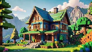 Minecraft Ultimate Mountain House🏠 shorts [upl. by Terhune]