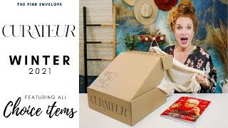 Curateur Winter 2021 with both Choice Items  Another AMAZING value on this Luxe Subscription Box [upl. by Teodoor417]