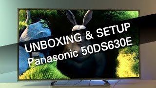 Unboxing Panasonic 50DS630E DS630 Full HD LCD TV [upl. by Mayap]