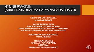 HYMNE PAMONG ABDI PRAJA DHARMA SATYA NAGARA BHAKTI [upl. by Retep]