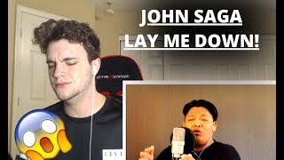 Lay Me Down  Sam Smith John Saga Cover REACTION [upl. by Vinita748]