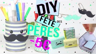 DIY FETES DES PERES ┋ 4 IDEES CADEAUX 0 à 5 € DECO etou KAWAII fathers day gift francais [upl. by Meghan]