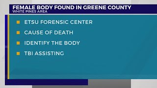 Body of deceased female found in Greene County [upl. by Awram596]