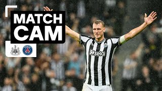 MATCH CAM 🎥 Newcastle United 4 PSG 1  UCL  UNSEEN FOOTAGE 😍 [upl. by Pickard]