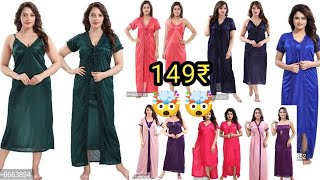 Latest nighty design for women  night suit  night dress for women Indian top fashion [upl. by Alebasi]