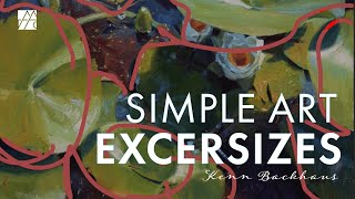 Simple Exercises to Improve Your Art Composition and Abstract Shapes  Kenn Backhaus [upl. by Anikram]