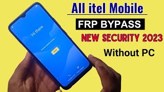 How To Bypass Google Verification After Factory Reset On itel 2023 All Itel Frp Bypass [upl. by Burck851]