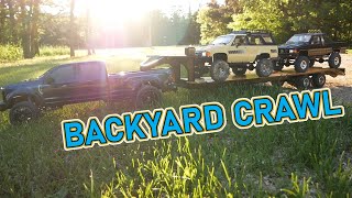 110 SCALE RC BACKYARD TRAILING RC4WD TRAIL FINDER 2 CEN F450 [upl. by Ferullo]