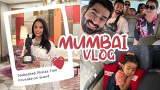 DADASAHEB PHALKE FILM FOUNDATION AWARDS  Mumbai Vlog  Growing with Ayanka [upl. by Isidore799]