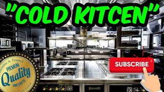 COLD KITCHEN  Garde Manger  sharingsession [upl. by Amiarom]