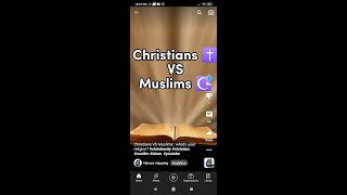 Christians VS Muslims  whats your religion christianity christian muslim islam youtube [upl. by Finnie654]