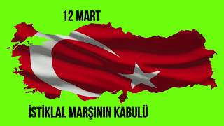 İSTİKLALMARŞI 12MART İSTİKLAL MARŞI İLK İKİ KITASI 12 MART PROGRAMI [upl. by Hal452]