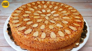 Try This Easiest Almond Cake Bakery Style by Aqsas Cuisine Dry Almond Cake Winter Special Cake [upl. by Adnohsak]