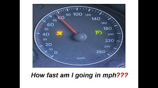 Converting kmh to mph [upl. by Laraine700]