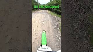 Jump those bumps  2 stroke dirt bike  Husqvarna te150  Kawasaki kx250  AOAA [upl. by Atnoled]