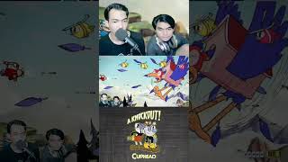 cuphead cupheadgameplay multiplayer coop games shortgameplay shortsviral mabar friends [upl. by Arayt]