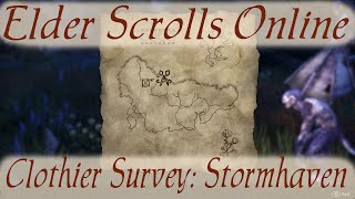 Clothier Survey Stormhaven Elder Scrolls Online [upl. by Yenaiv]