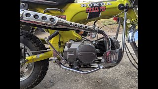 125cc 12v Lifan Engine Swap  Honda CT70 Dax Mini Trail Motorcycle Minibike  Video 5 of 5 FINAL [upl. by Rebmeced]