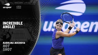 Incredible Tennis from Karolina Muchova  2024 US Open [upl. by Wrennie]