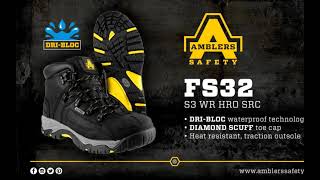 AMBLERS SAFETY FS32 Waterproof Safety Boot from MI Supplies [upl. by Ernesto]