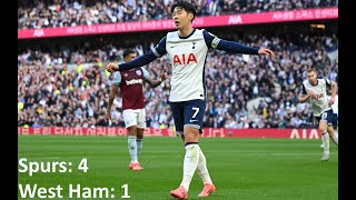 Tottenham Hotspurs vs West Ham United [upl. by Ahsenac]