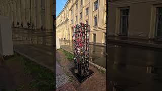 Love locks at the bridge of kisses [upl. by Havot]