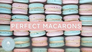 How To Make Macarons The Only Recipe Youll Ever Need  Georgias Cakes [upl. by Burger657]