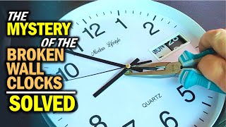 How to Fix a Broken Wall Clock Hands Not Moving [upl. by Nimrahc]