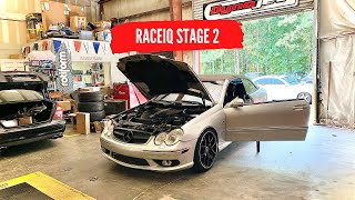 CLK500 Gets A Stage 2 Tune From RaceIQ Performance Its a MONSTER [upl. by Swain]