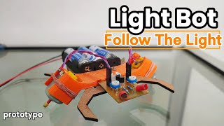 Robot Yang Bisa Mengikuti Cahaya  LightBot Inorobo Robotics [upl. by Cohla]