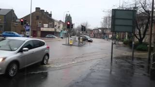 Padiham river calder flood 261215 10am [upl. by Carlie]