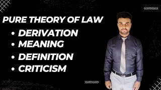 pure theory of in philosophy of law  Hindi Urdu  LLB part 1 new course 2023  by Hens Kelson [upl. by Darmit]