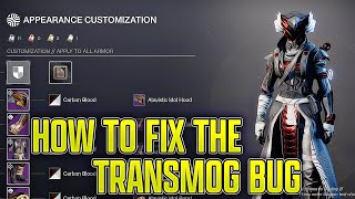 How to Fix the TransmogSynthweave Glitch in Destiny 2 [upl. by Sigler]