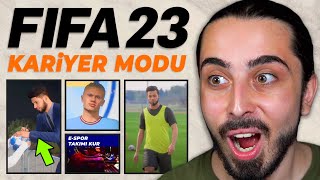 FIFA 23 YENİ KARİYER MODU ÖZELLİKLERİ  OYUNCU KARİYERİ HARİKA GÖZÜKÜYOR  FIFA 23 KARİYER MODU [upl. by Kevina]