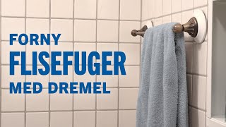 Slik fornyer du flisefuger med Dremel [upl. by Gilroy]