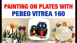 LOOK HOW I PAINTING ON PLATES WITH VITREA 160 [upl. by Karna]