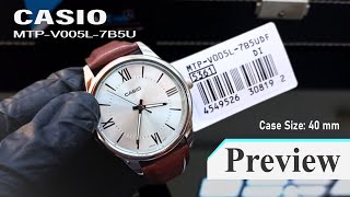 ໂມງ Casio MTPv005l7b Preview [upl. by Berwick]