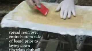 building a hybrid concept cruising skateboard  part two  fiberglassing [upl. by Retloc]