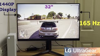 LG UltraGear 32 inch QHD2K VA Panel Gaming Monitor  Unboxing Game testing and Review  32GN650 [upl. by Codd]